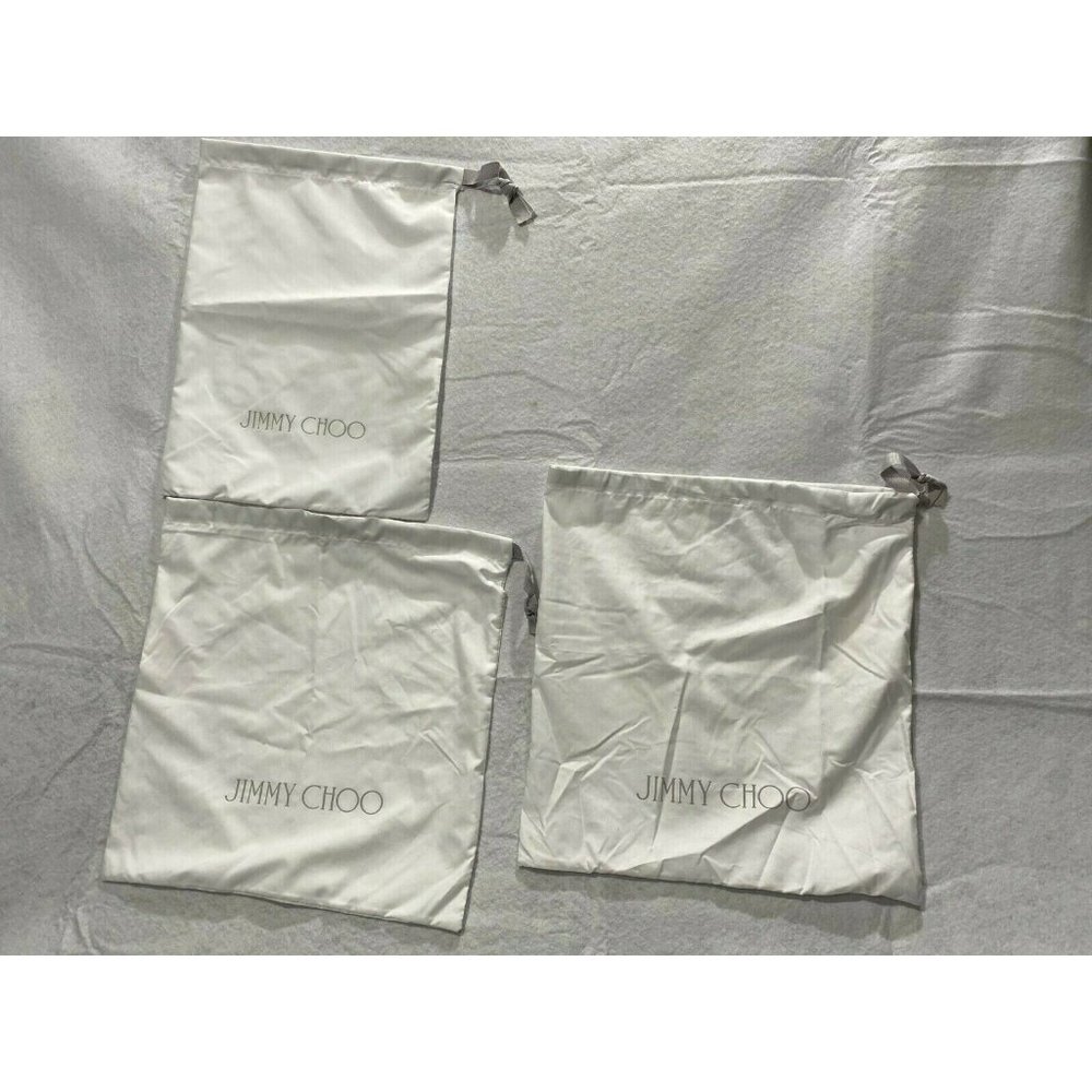 Jimmy Choo White‎ Dust Bags Set